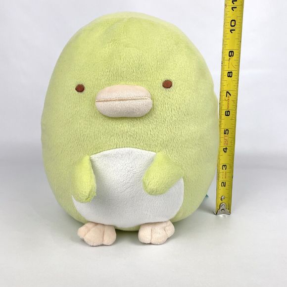 2017 San-X Sumikko Gurashi Green Penguin? 10” Adorable Stuffed Plush Animal Toy - Picture 2 of 10